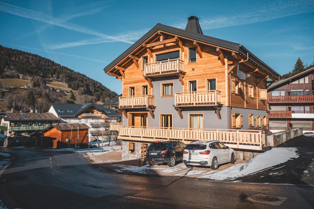Chalet Charming B And B Les Gets Exteriér fotografie
